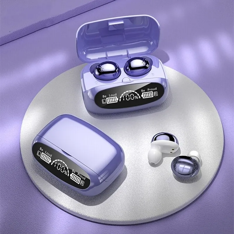 

2023 new Wireless Bluetooth Earphones Digital Display Screen Touch Noise Reduction Low Latency Bluetooth Earphone Intelligence