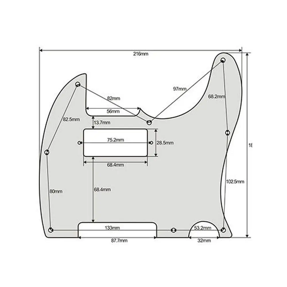 Накладки для электрогитары Защитная панель американского стандарта накладки