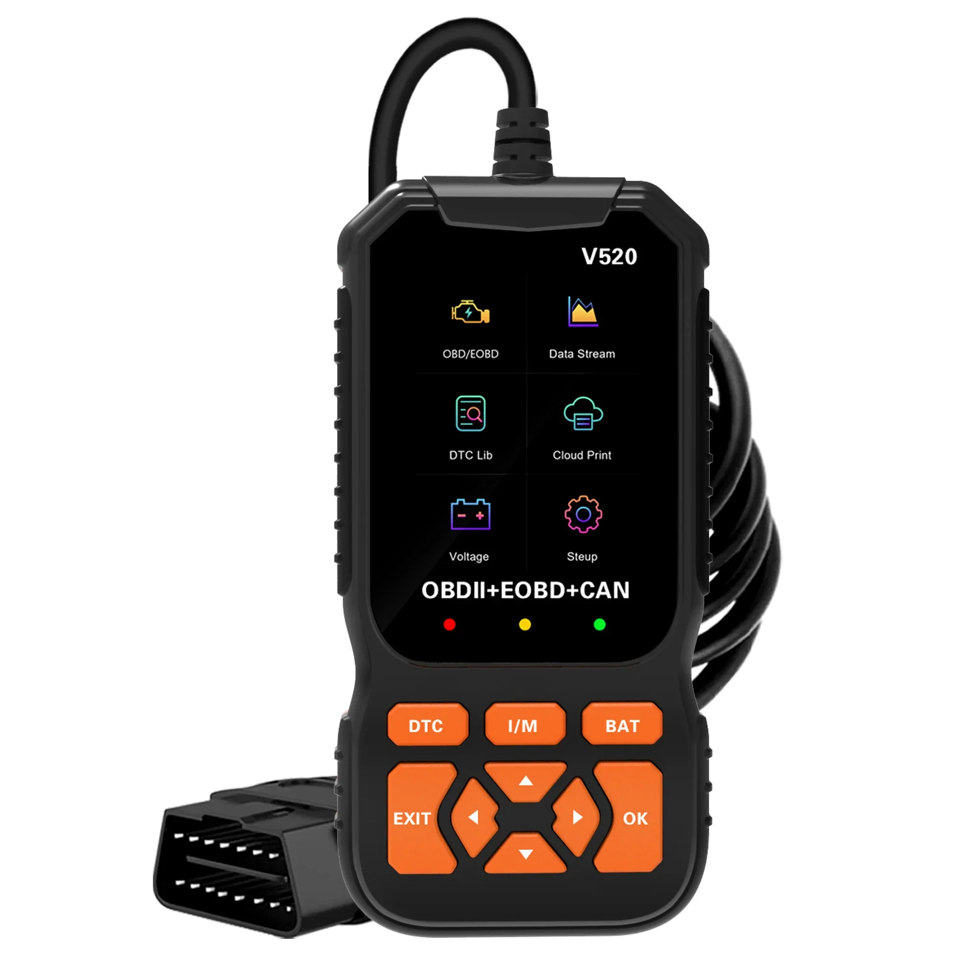 

Профессиональный Диагностический Сканер OBD2 V520 С Многоязычным Интерфейсом