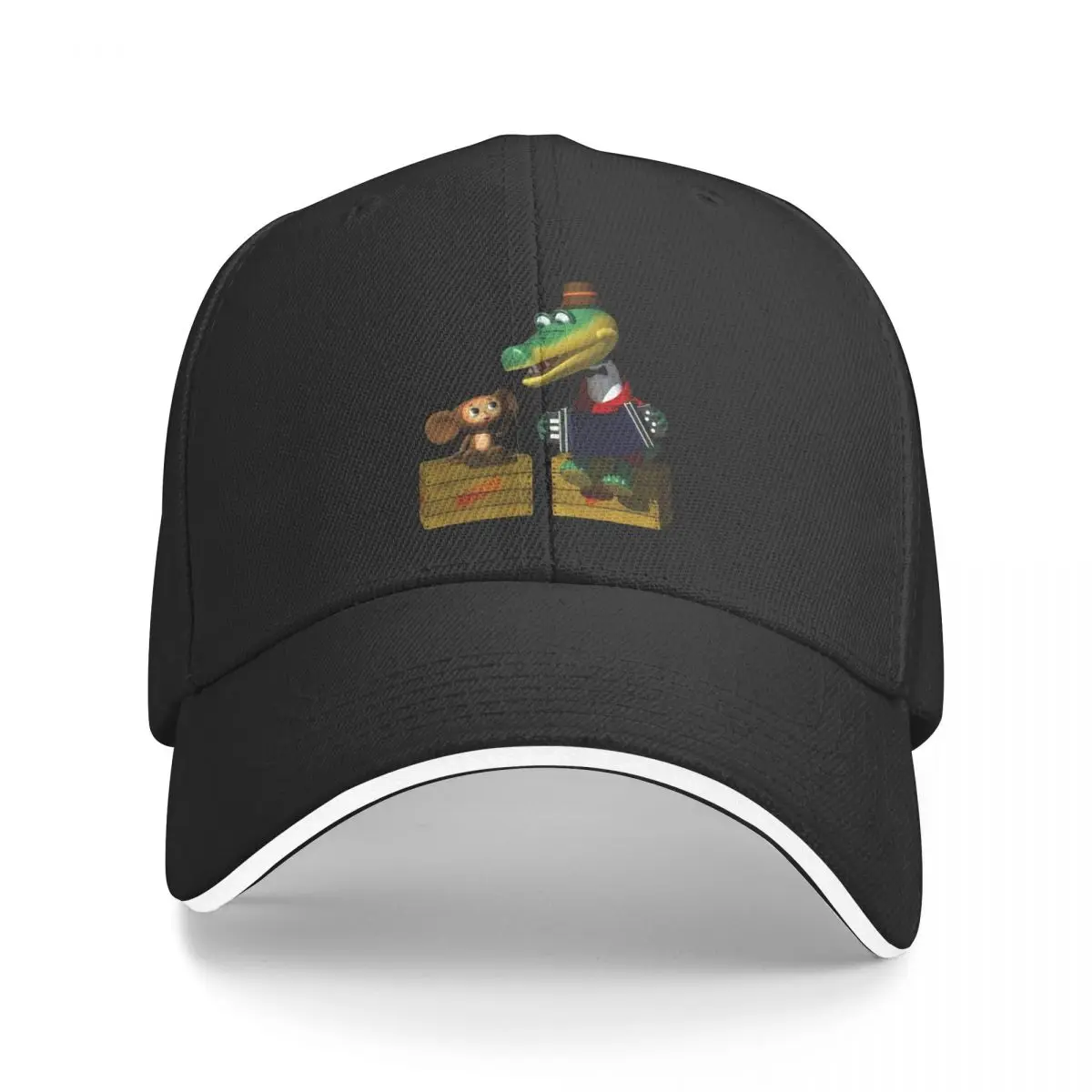 

Friends Cheburashka Cute Soviet Russian Cartoon Baseball Cap Men Hats Women Visor Sunprotection Snapback Caps