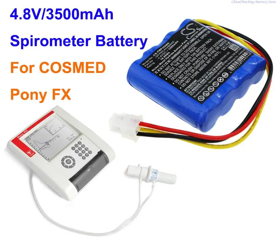 

Cameron Sino 3500mAh Spirometer Battery GP450LAH4BMXE for COSMED Pony FX