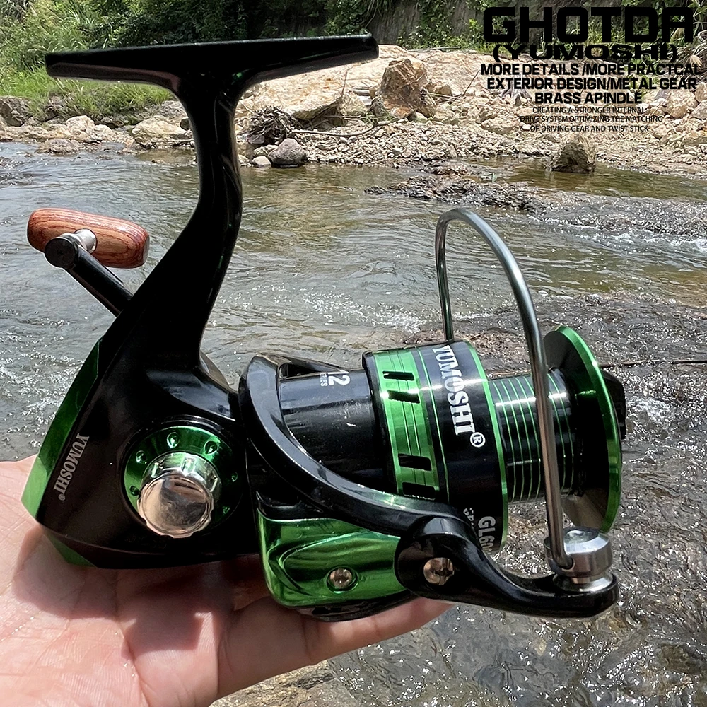 Уличные Рыболовные катушки спиннинговая катушка Серебристая легкая