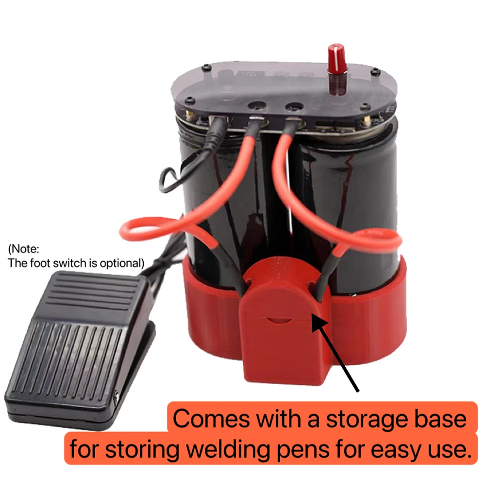 

Farad Capacitor Single/Double Pulse Spot Welding Machine OLED Display 2.7V 3000F Mini Spot Welding Unit with 10AMG Soldering Pen