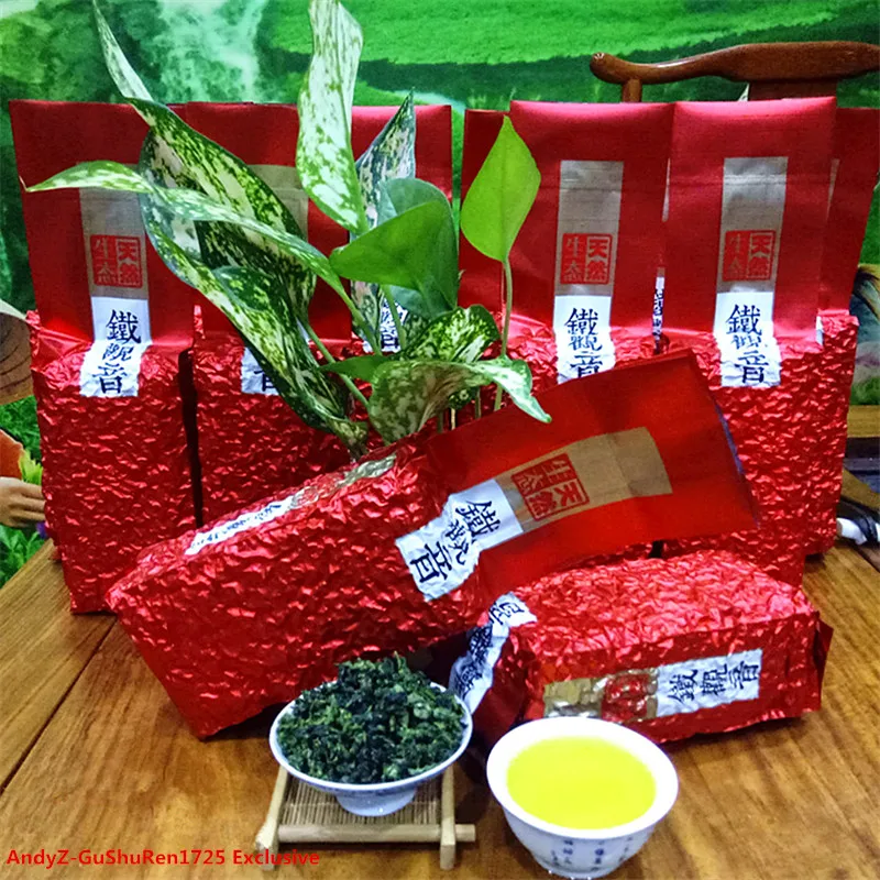 

6A 2022 Autumn Anxi Tie Guan Yin Tea Oolong Tea 1725 Organic TieGuanYin Green Oolong Tea For Weight Lose Health Care 250g/bag