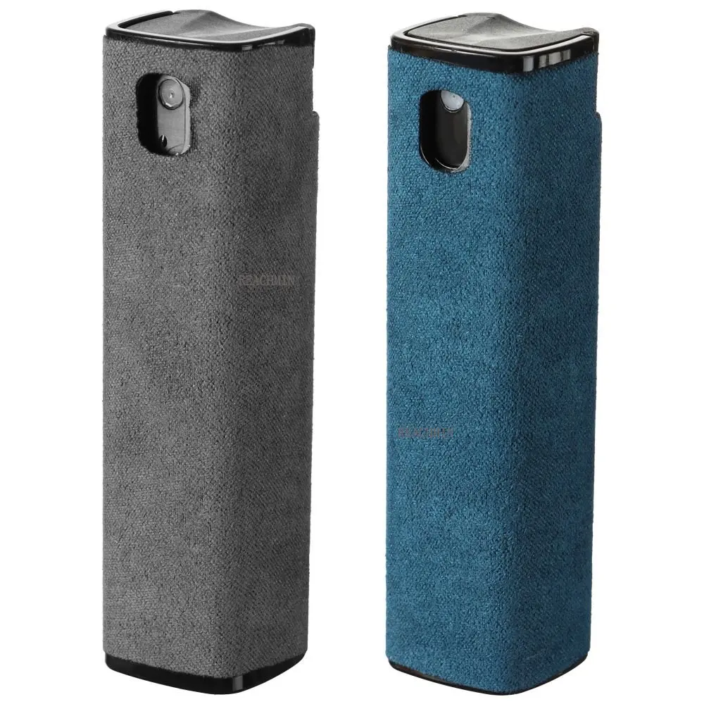 

2 In 1 Phone Screen Cleaner Portable Spray Computer Screen Dust Removal Microfiber Cloth Clean Tool Lens Cleaning Artifact