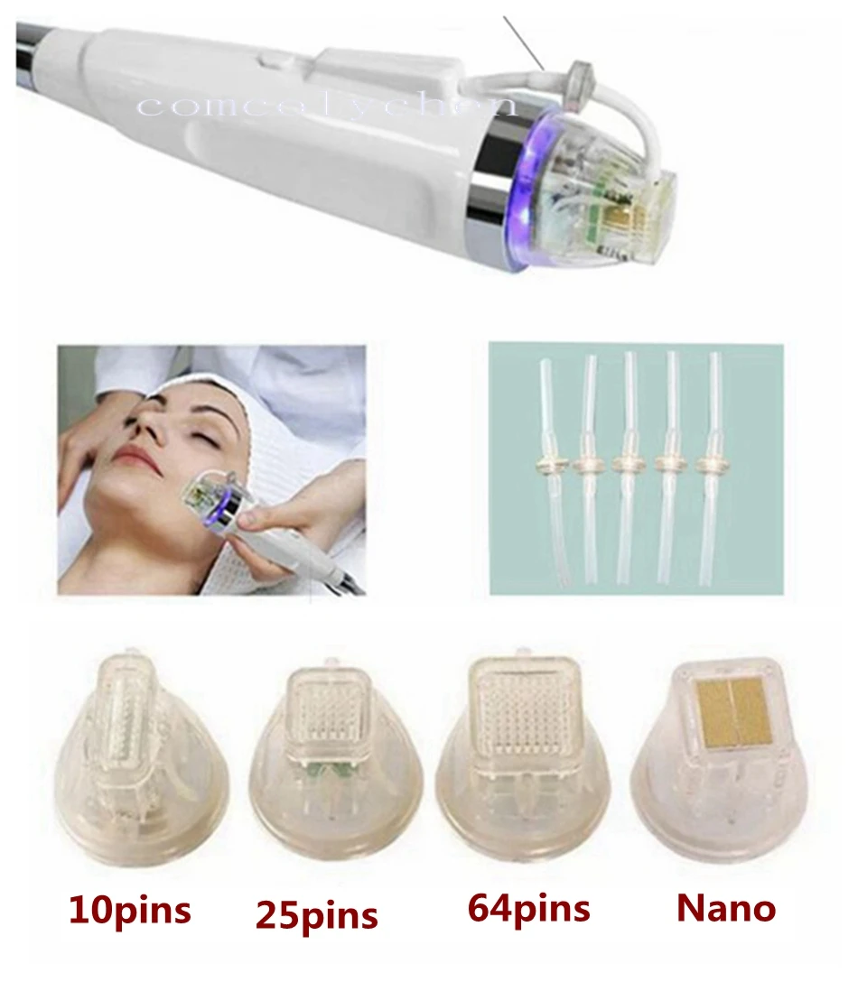 

Disposable 10/25/64 Nano Pins Micro needle RF Machine Gold Tips Head For Fractional RF Microneedle Cartridges