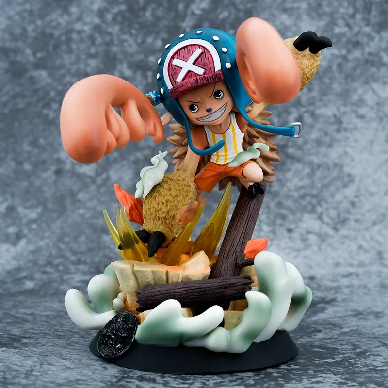 

21cm PT Chopper Figure One Piece Animation series GK Enhanced Wrestling Shape Tony Chopper Model Ornaments Christmas Gift