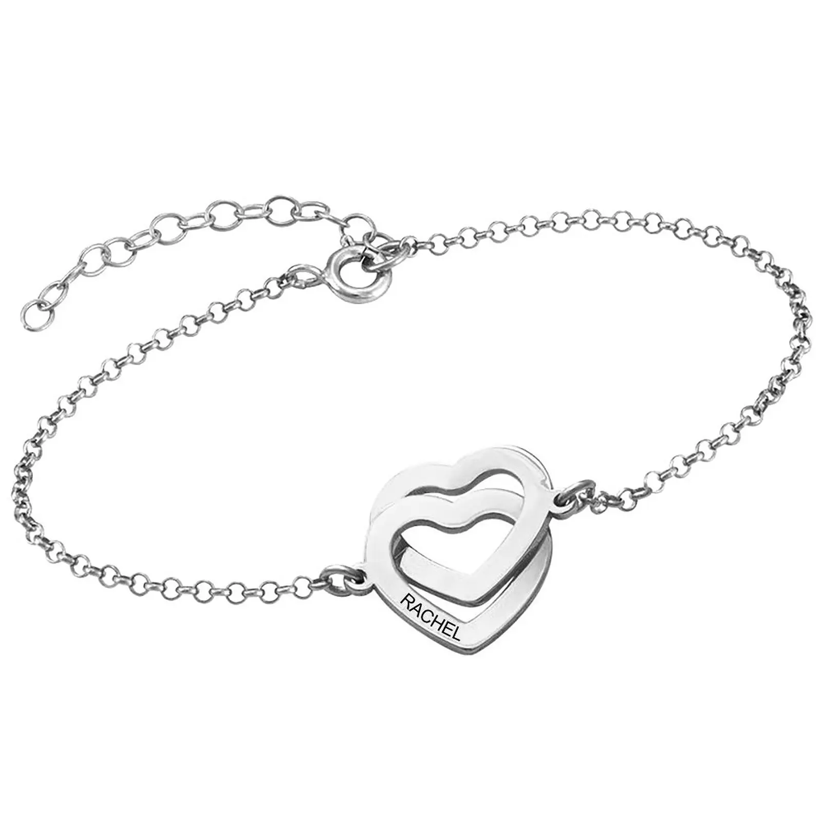 

Heart Bracelet Women's Personalized Bracelet Couple Bracelet Customization Name Bracelet Engraving Private Customization