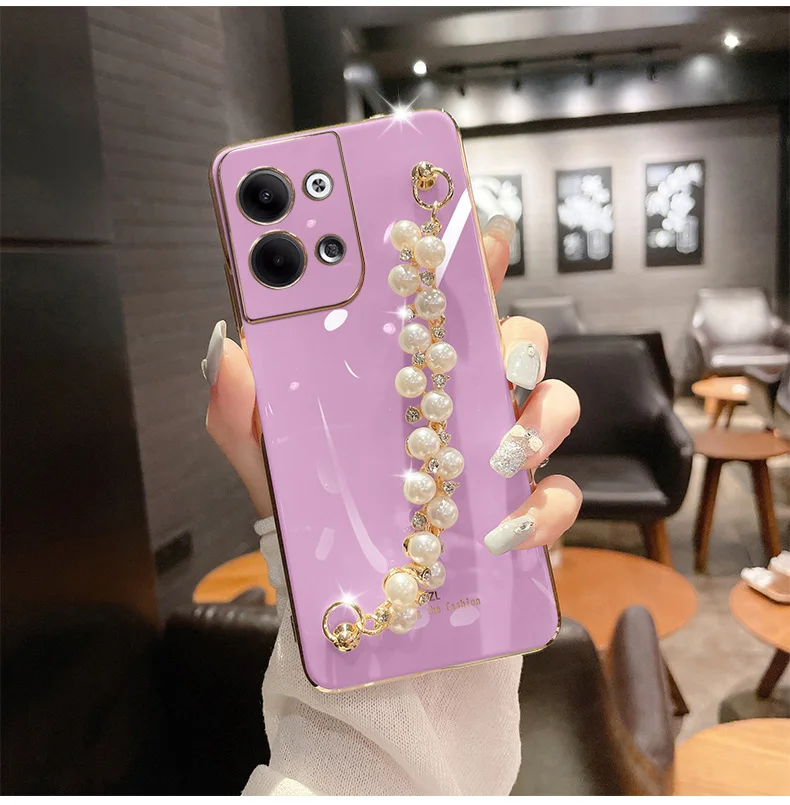 

Heart Bracelet Luxury Slim Case For Motorola G30 G10 G20 E40 E30 G22 E20 G50 5G G60 Moto E7 Plus E6S G8 Play G9 Power Cover