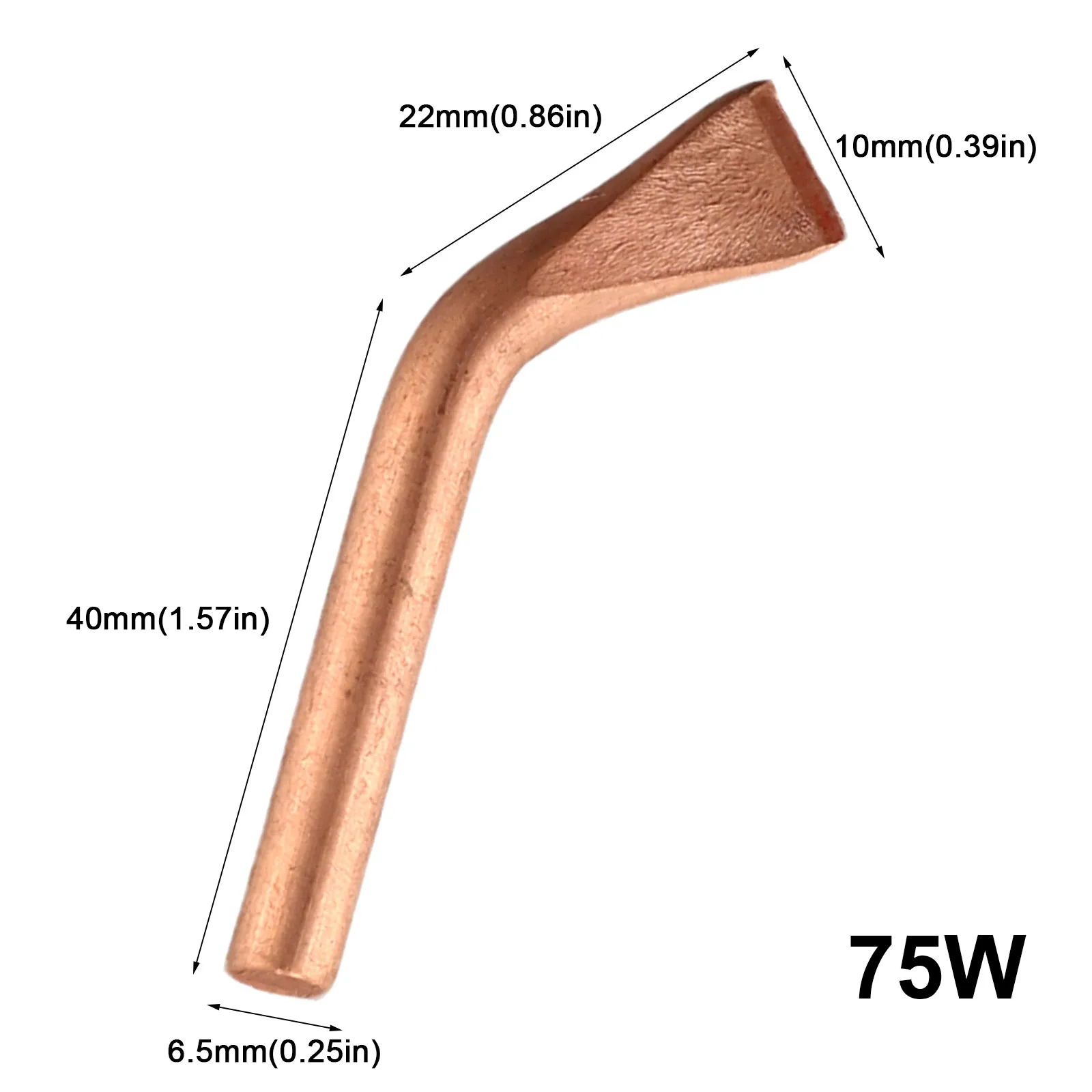 

Durable High Quality Hot Sale Attachment Soldering Iron Tip Accessories Welding 75-200W Core Electric External Heat