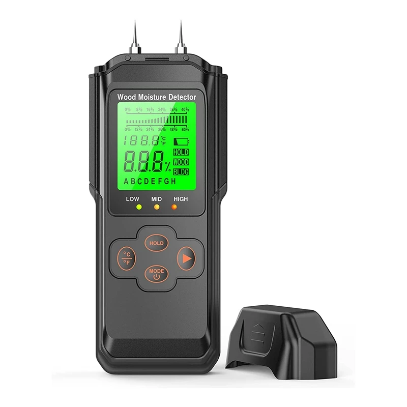 

Цифровой измеритель влажности древесины с ЖК-дисплеем и подсветкой