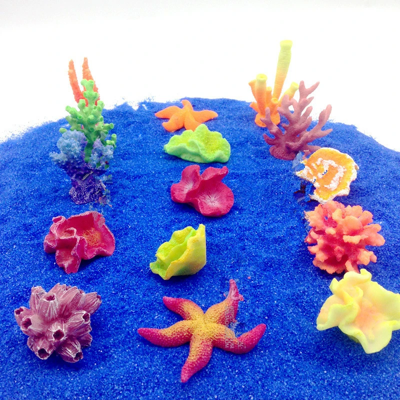 

2022 Mini Artificial Coral Cute Small Ornaments Gifts Aquarium Decor Multicolor Resin Fashion DIY Art Craft Fish Tank Decoration
