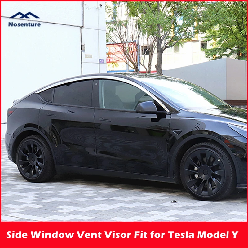

Side Window Deflector Rain Guards Window Visors Fit For Tesla Model 3 Model Y Accessories Vent Deflector Ventshade Ventvisor