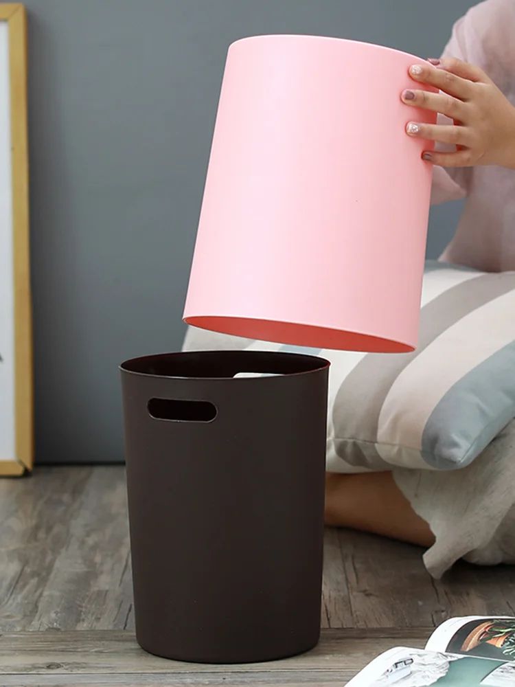 Двухслойная пластиковая мусорная корзина 8/12 л |