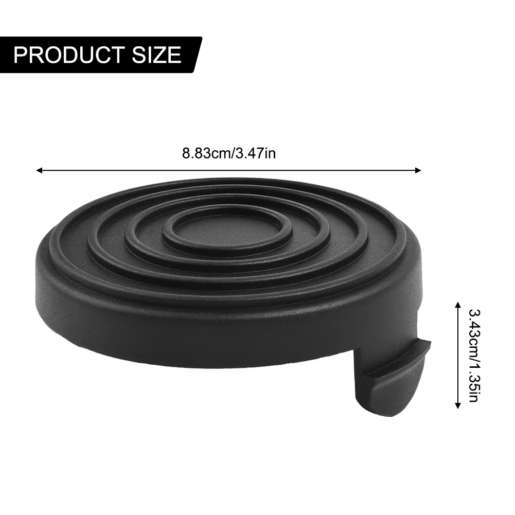

Trimmer Spools Cap Spools Cap Cover Black For Einhell For Einhell CG-ET 4530 String Trimmer Parts High Quality