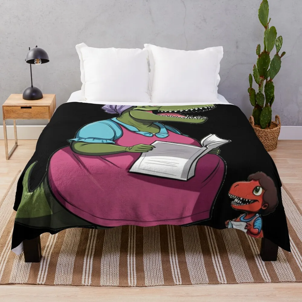 Забавная идея подарка grandmasaurus для женщин одеяло на День матери летнее мягкое