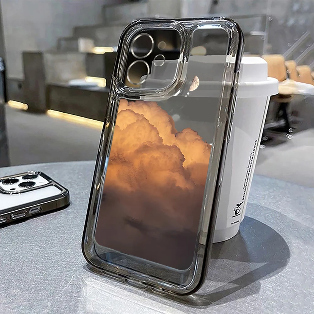 Мягкий силиконовый чехол с милыми облаками для iPhone 14 Pro 11 12 13 15 Max XR XS X 7 8 Plus SE