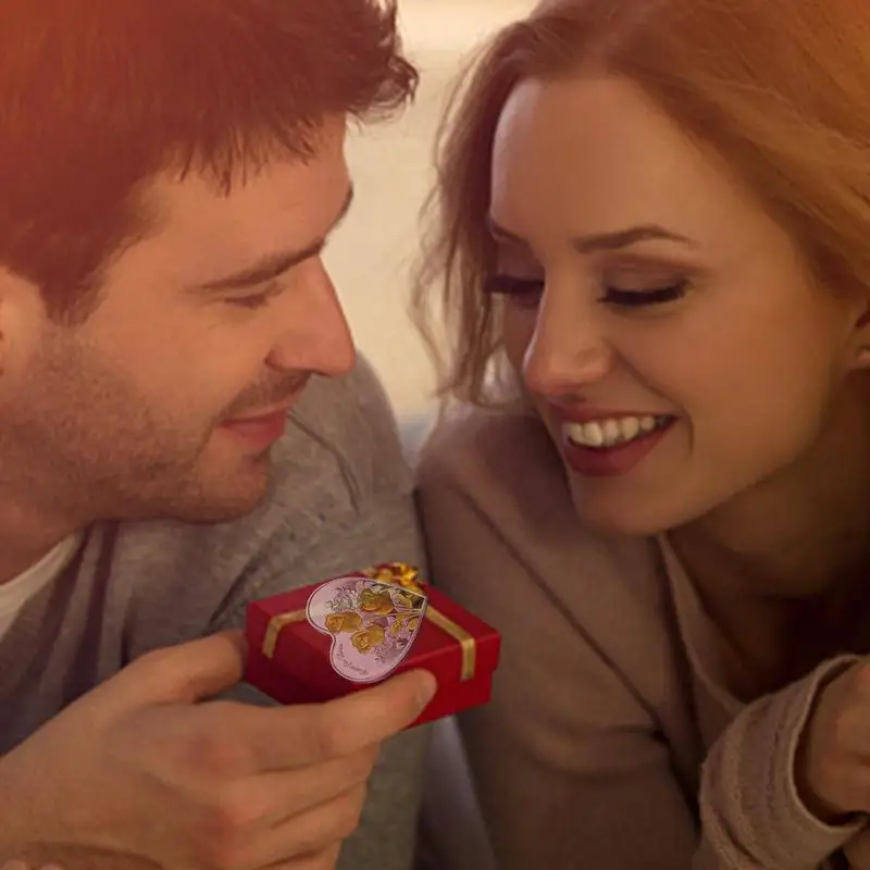 Памятная монета в форме сердца розы памятная коллекция монет I Love You