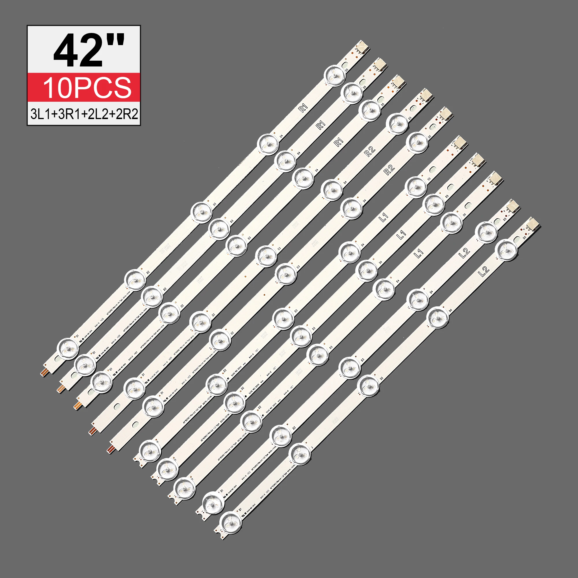 Светодиодная лента для подсветки, 42 дюйма, ROW2.1 TV 42LN5400 42LN542V 42LN575S 42LA615 6916L-1412A 6916L-1413A 6916L-1414A 6916L-1415A