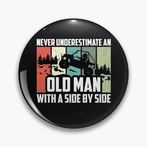 Никогда не недооценивайте старика с мягкой булавкой на пуговицах модная