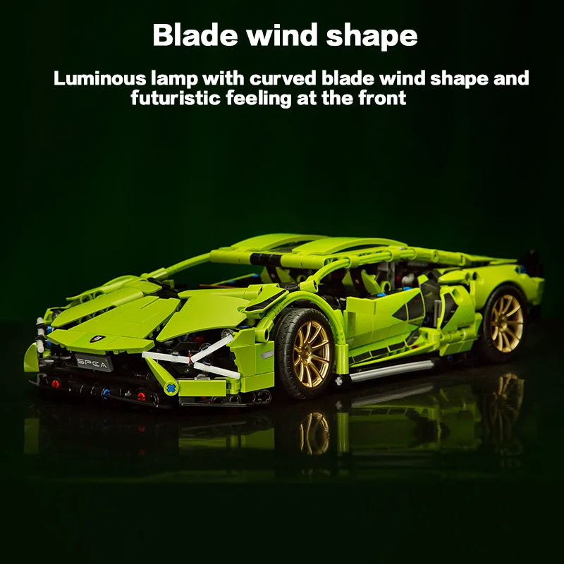 

Technical Lamborghinis RC Motorized Super Racing Sports Vehicle Building Blocks City Speed Racer Bricks Children Toys Gift Kid