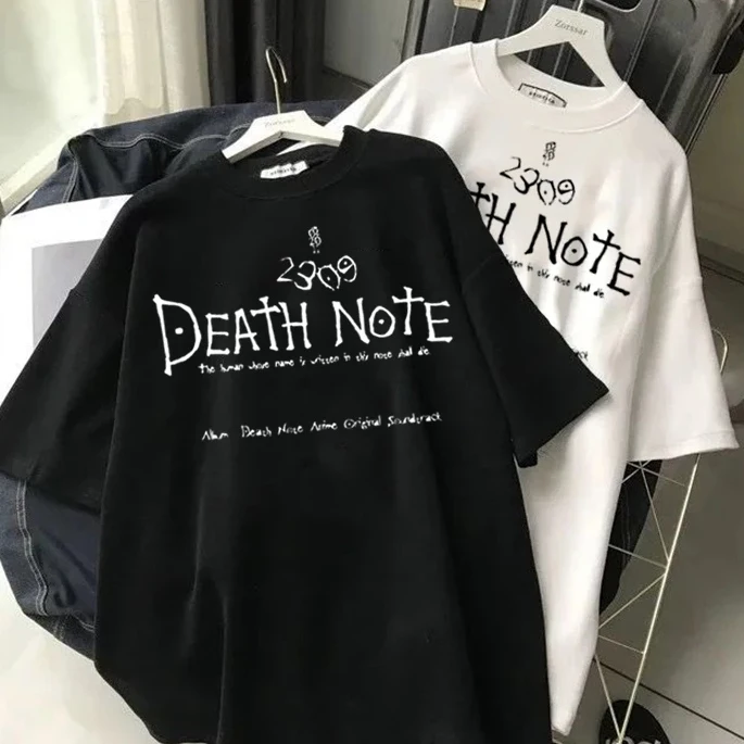 Футболка мужская из японского аниме коллекции Death Note | Мужская одежда