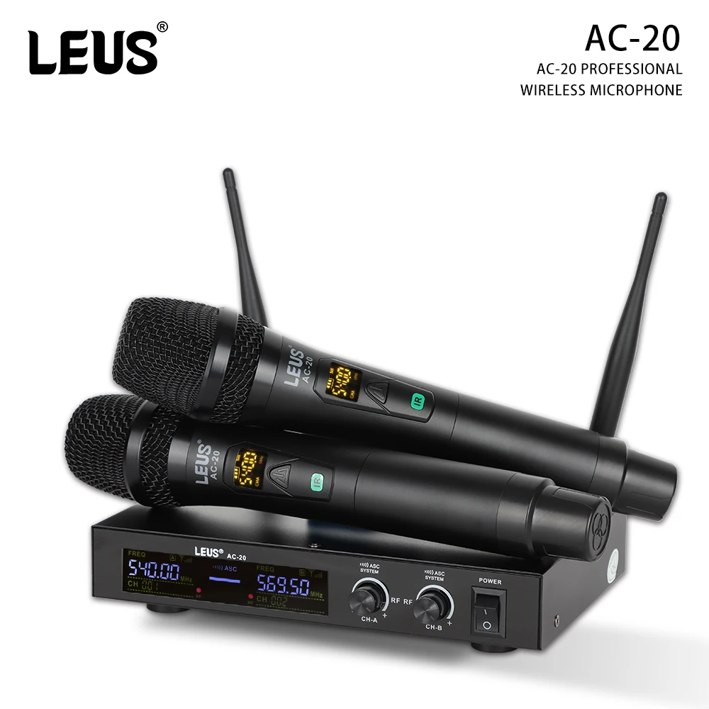 Беспроводной микрофон LEUS AC-20 UHF для студийной записи