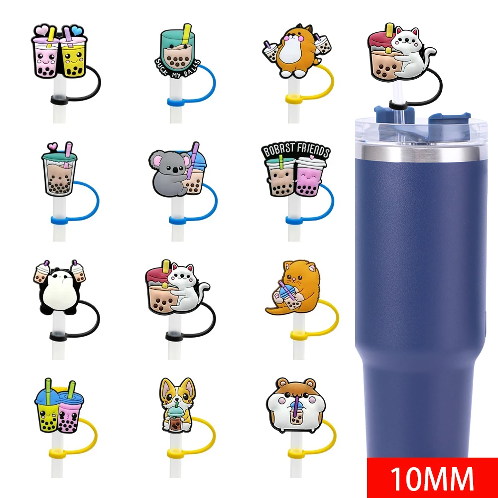 1 шт. силиконовая соломенная Крышка для напитков