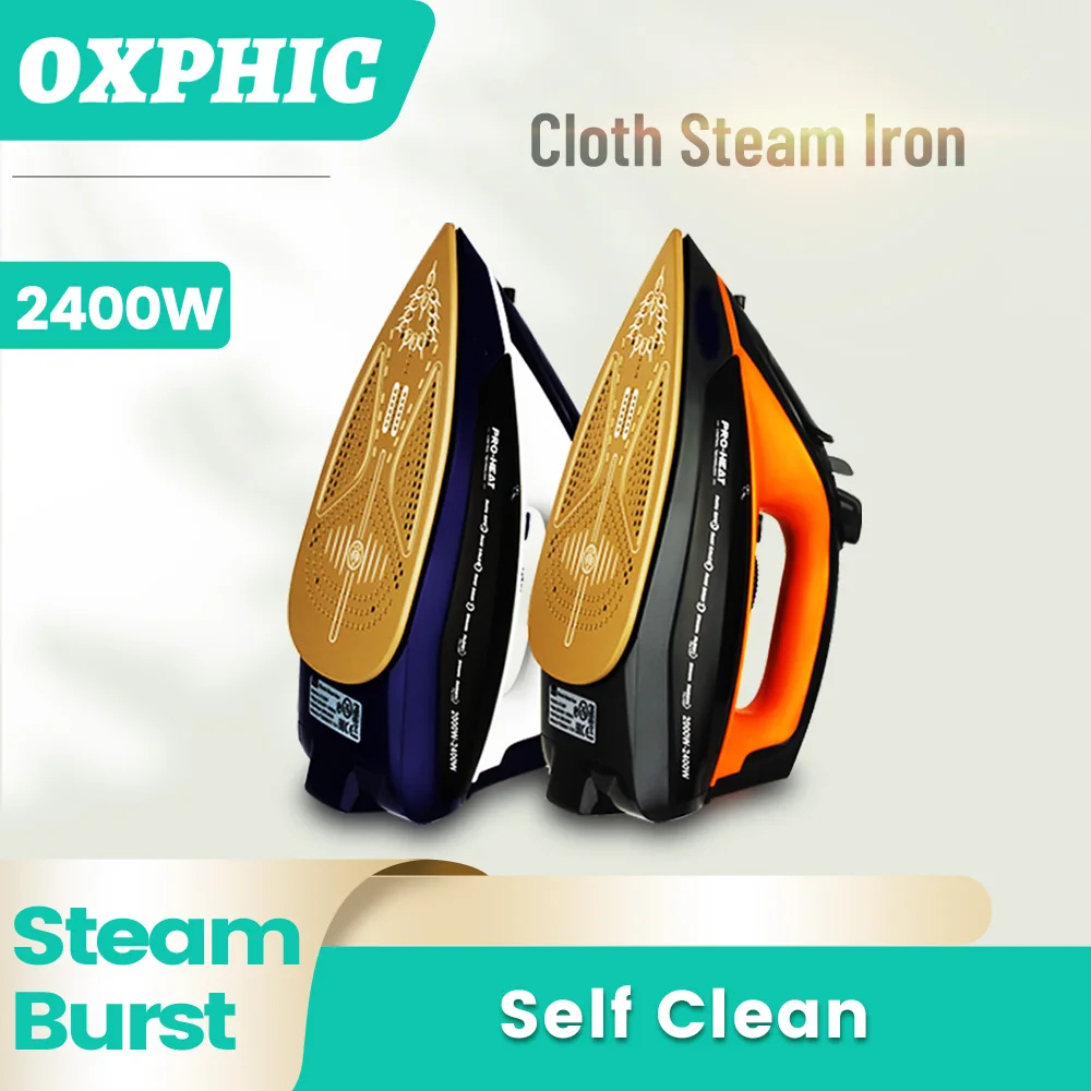 OXPHIC 2400W Professional Steam Iron for Clothes  plancha a vapor para ropa مكواة بخار للملابس  iron for clothes home appliance