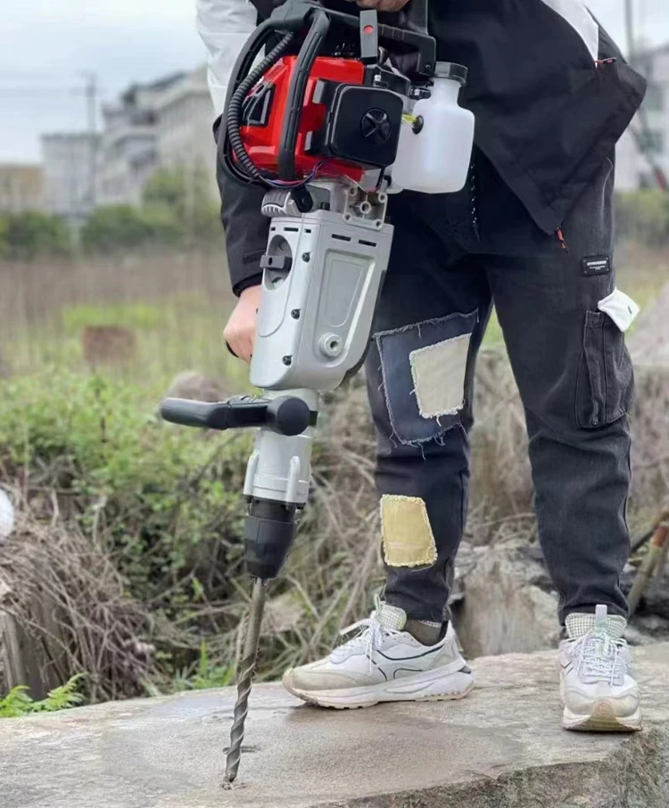 4-тактный многофункциональный бензиновый ударный молоток пневматический