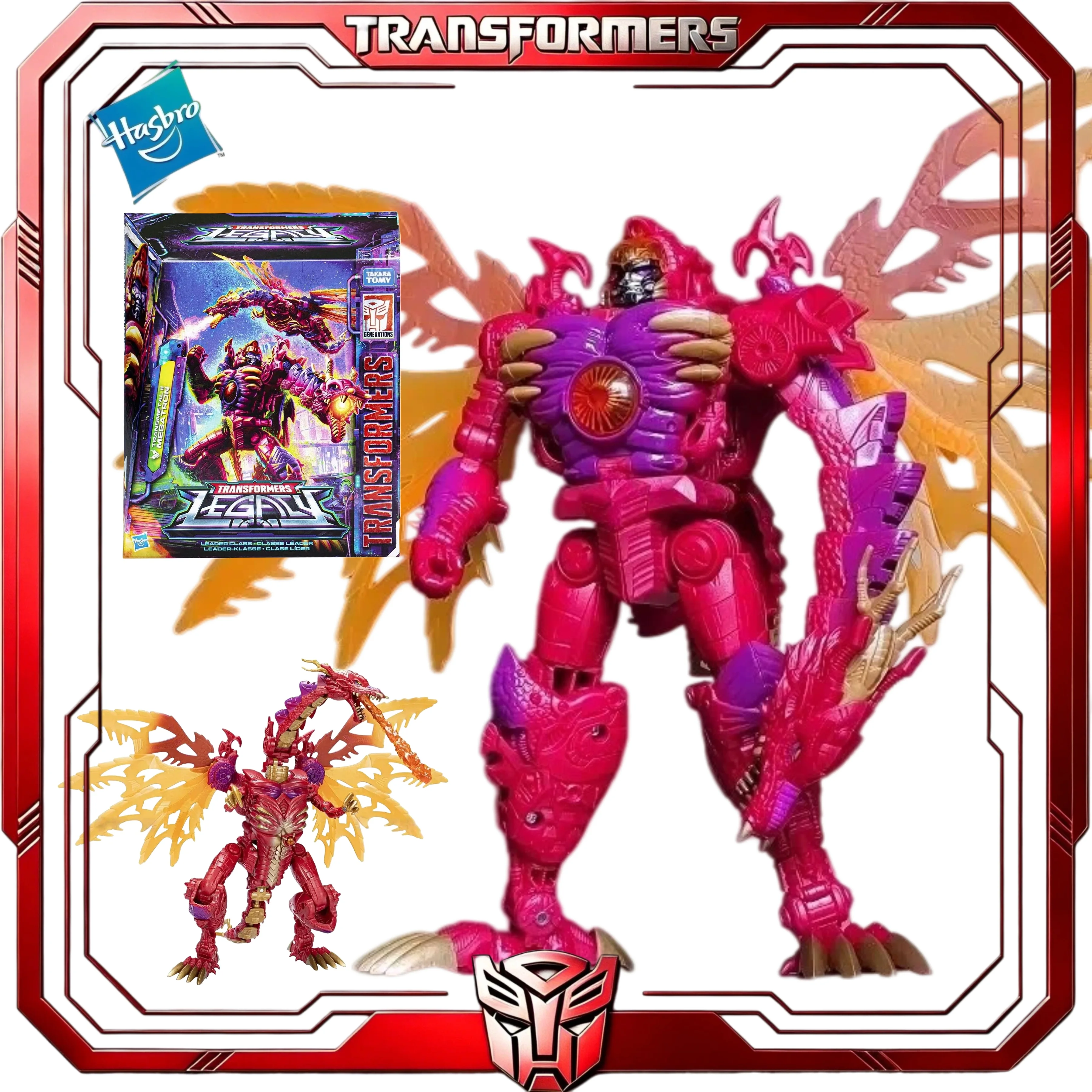 Фото В наличии: Коллекционная фигурка Transformers Legacy Leader Transmetal II Megatron Hasbro Beast Wars – Идеальный подарок для фанатов №1