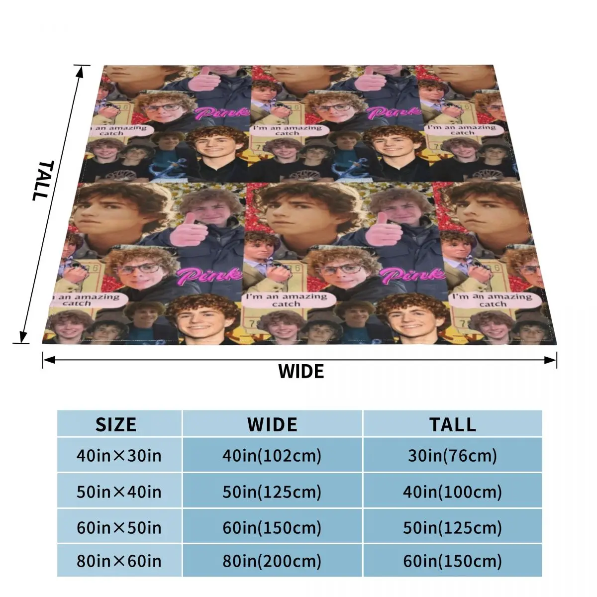 Утяжеленное одеяло с коллажем percy jackson walker scobell