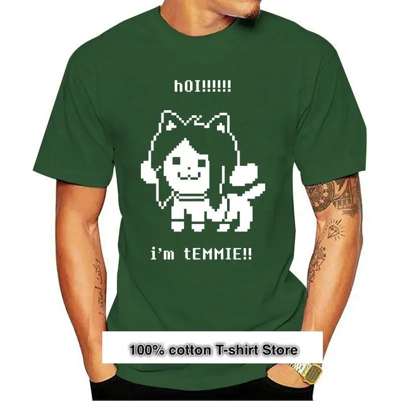 Новый Undertale Temmie - Hot! Я темми! Популярная футболка без этикеток