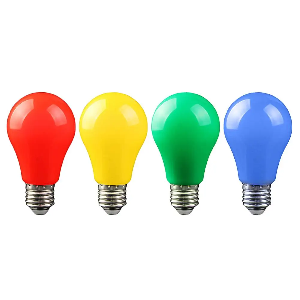 

E27 LED Screw Bulb Colorful 3W Spiral Bulb LED Candle Bulb for Home Table Lamp Brightness Lampada LED Bombillas Decoration