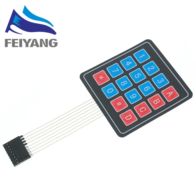 1*4 4*4 4*5 матричный массив/матричная клавиатура 16 клавиш мембранный ...