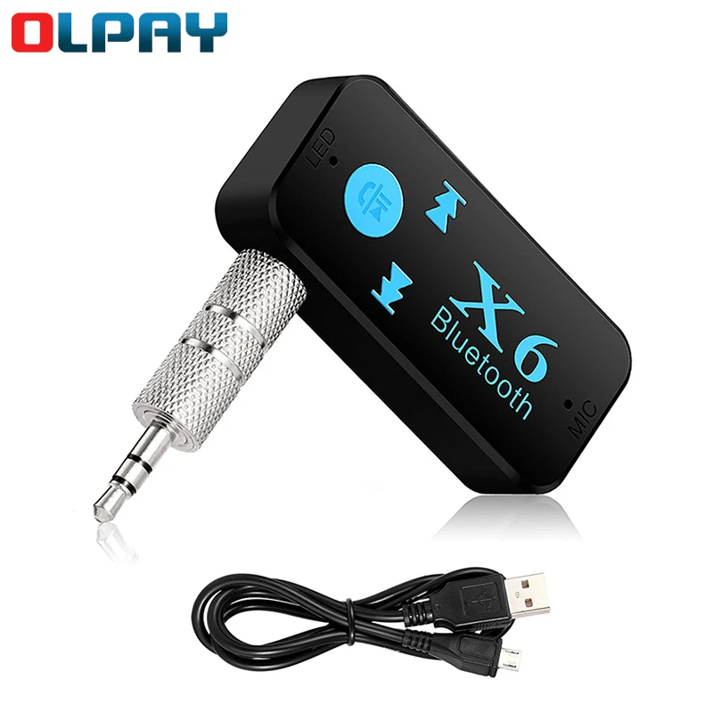 

Автомобильный Bluetooth-адаптер для аудиоресивера 5,0/4,1, беспроводной USB аудиоресивер 3,5 мм, MP3 музыкальный кабель, автомобильная система громкой ...