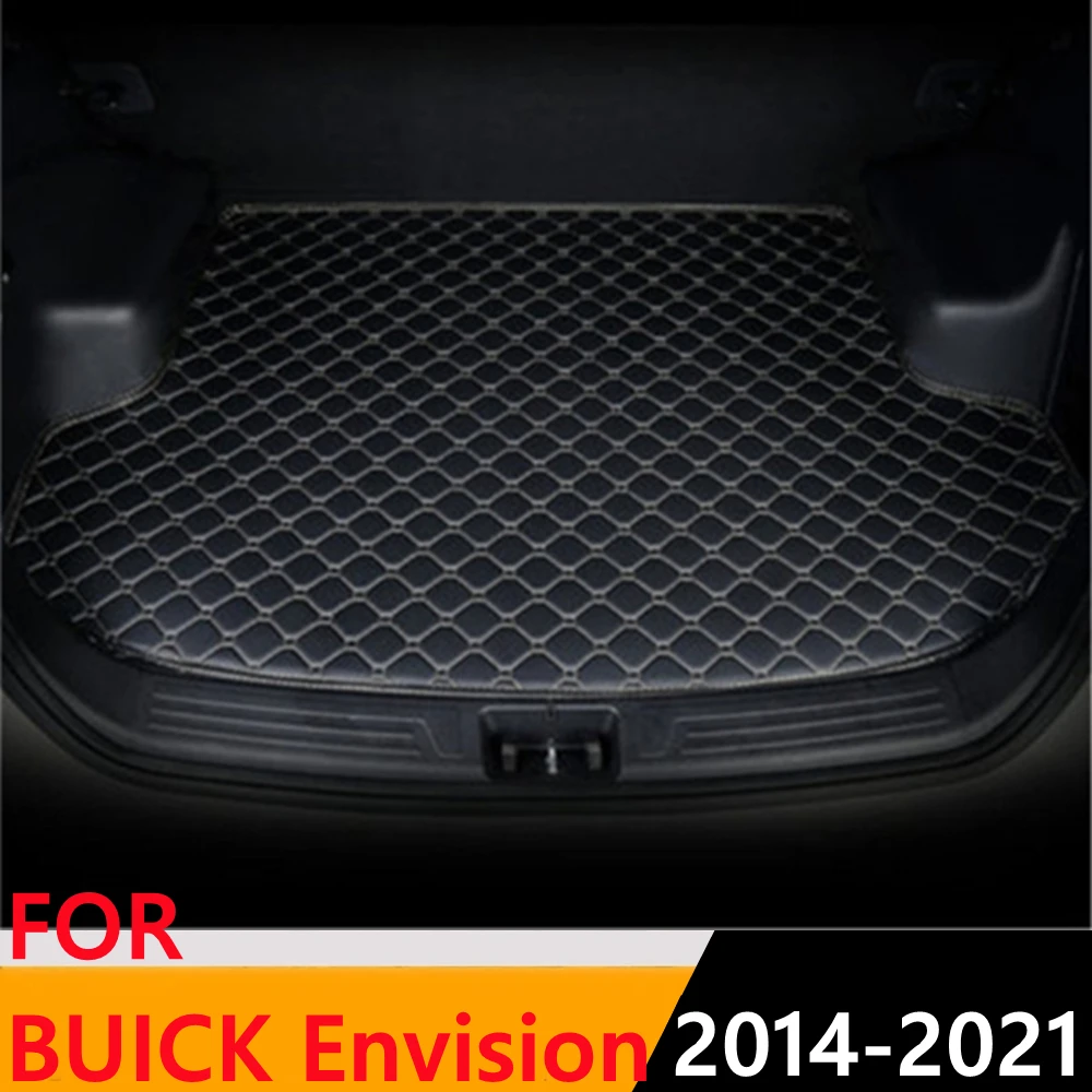 

Sinjayer Car Trunk Mat Waterproof AUTO Tail Boot Carpets Flat Side Cargo Carpet Pad Liner Fit For BUICK Envision 2014 2015-2021