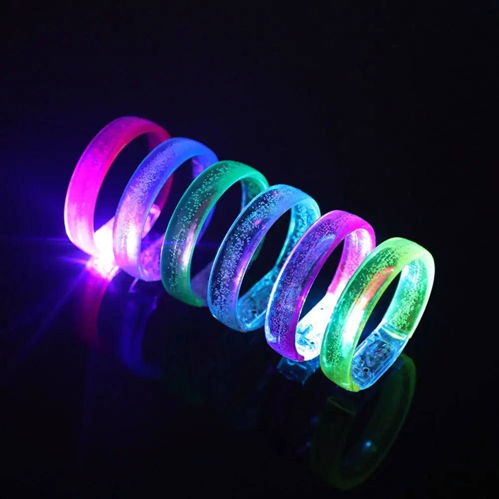 

Christmas For Rave Concert For Kids Adult Carnival Party Supplies Light Up Bracelet Luminous Toys Wacky Toy Glow Bangle