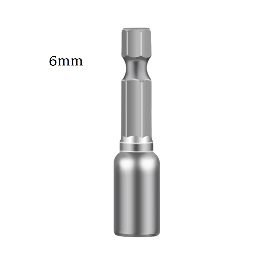 6-13mm Impact Socket Magnetic Nut Screwdriver 1/4" Hex Shank