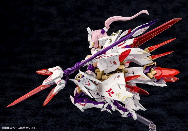 Фото Оригинальные фигурки в наличии KOTOBUKIYA, 1/1, MEGAMI DEVICE 12, аниме-фигурки асра с девятью хвостами, Сборная модель, подарок на день рождения №3