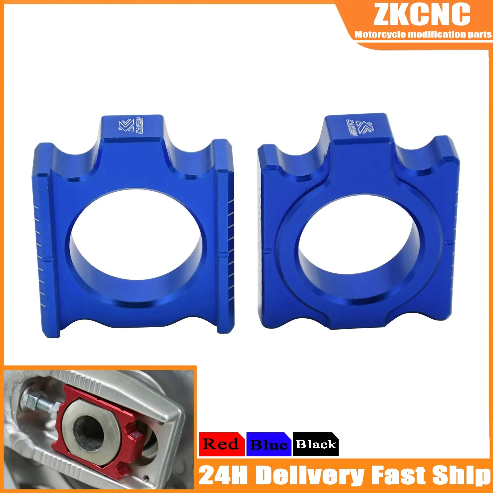 Алюминиевый Задний Регулятор Цепи С ЧПУ Блок Крепления Звездочки Для Honda CR125R 250R