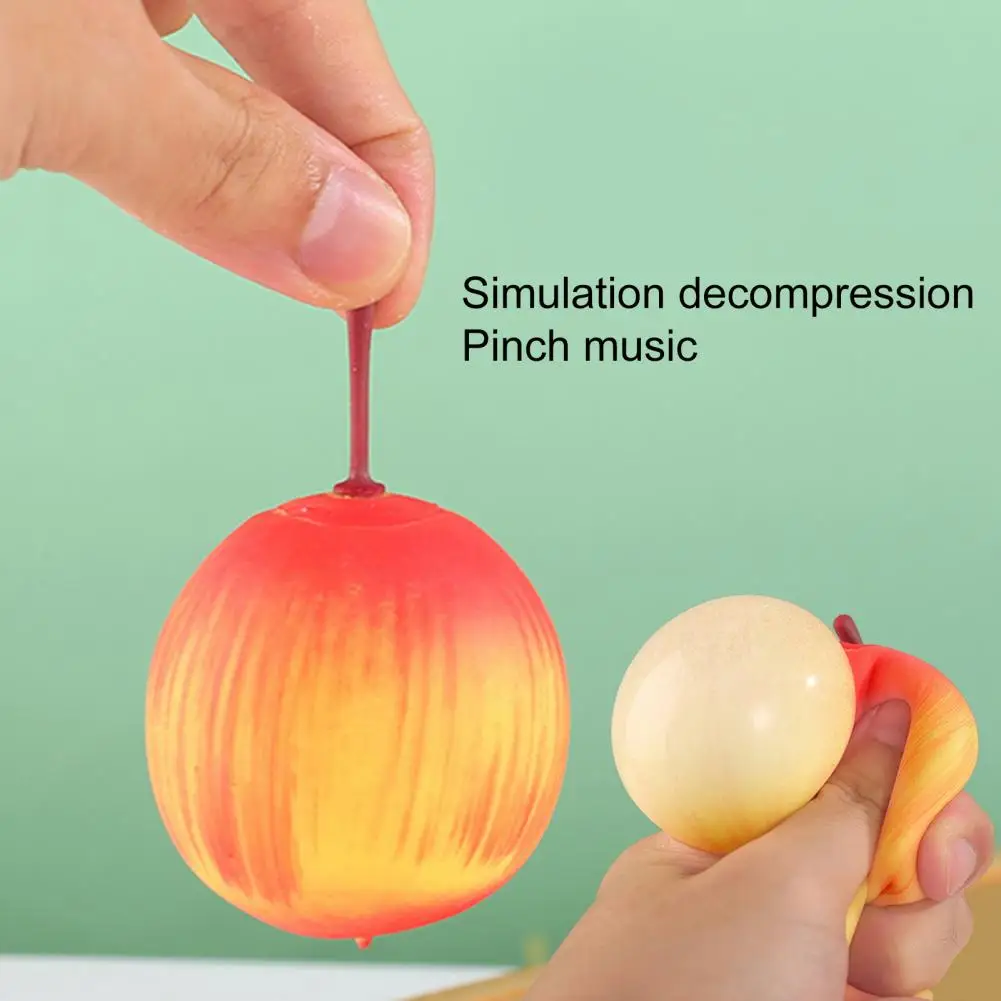 

Simulation Fruit Squeeze Toy Soft TPR Quick Rebound Stress Relief Toy Fruit Doll Pinch Toys Ball Decompression Toy for Children