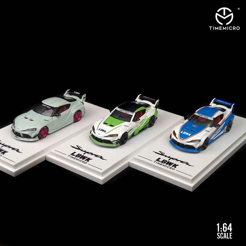 

Коллекционная литая модель TM 1/64 Toyota Supra Lbwk
