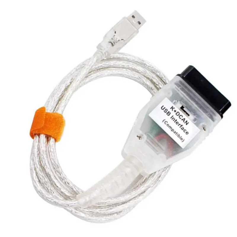 

For BMW KDCAN New Design Switch Push Button USB Diagnostic Cable FTDI Chip K DCAN For BMW Series OBD2 Interface Accessories
