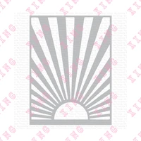 new sunny rays layering stencil painting scrapbook coloring embossing album decorative template diy greeting card handmade molds