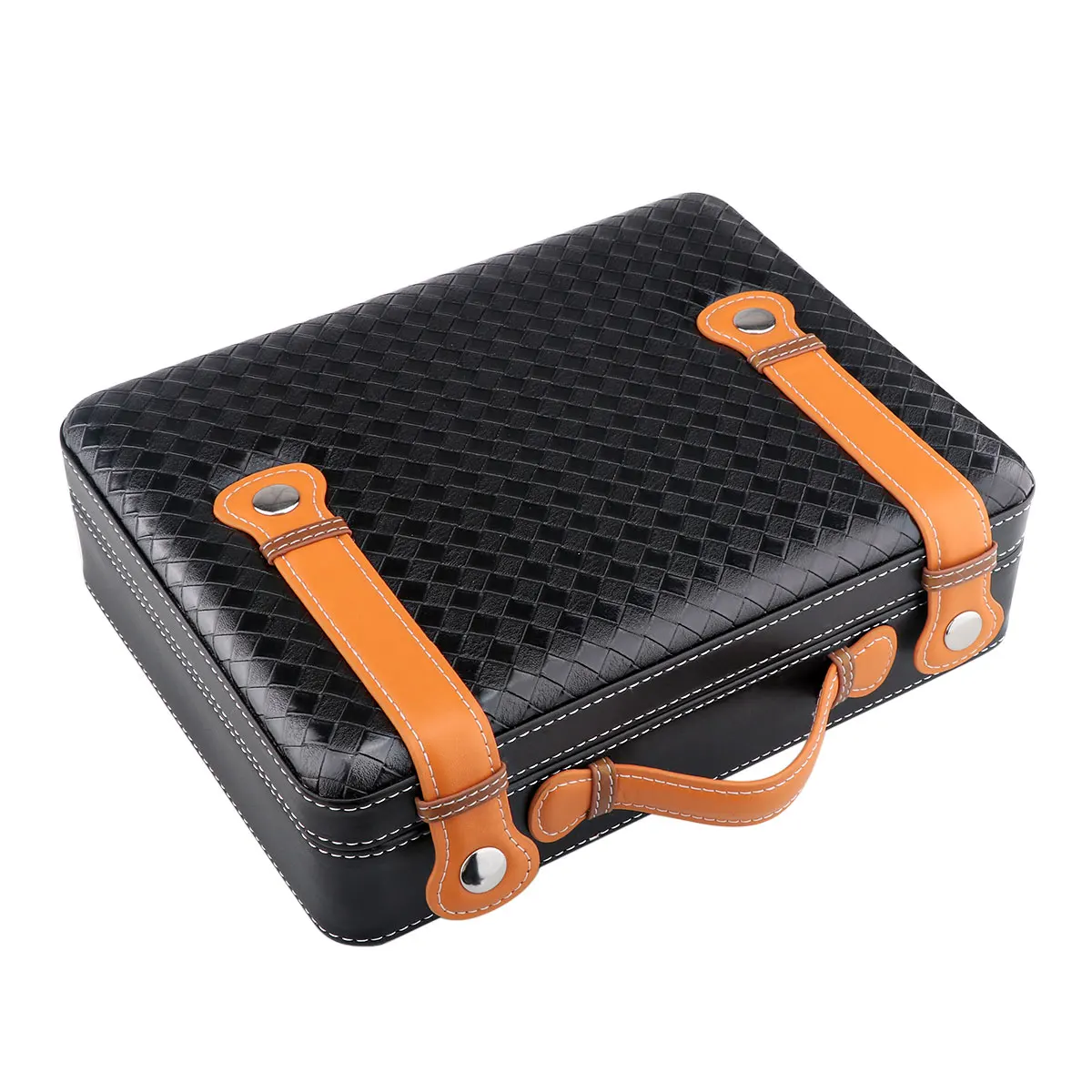 Фото XIFEI дорожный увлажнитель для сигар Box W/увлажнитель с гигрометром 50pcs Емкость кедрового дерева для Cohiba портативные аксессуары для курения №5