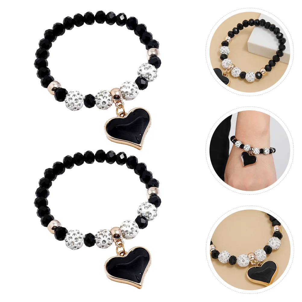 

Bracelet Bead Glass Bangle Wrist Rhinestone Bracelets Beads Crystal Pendant Heart Stretch Beadedrose Mens Mermaid Natural Lava