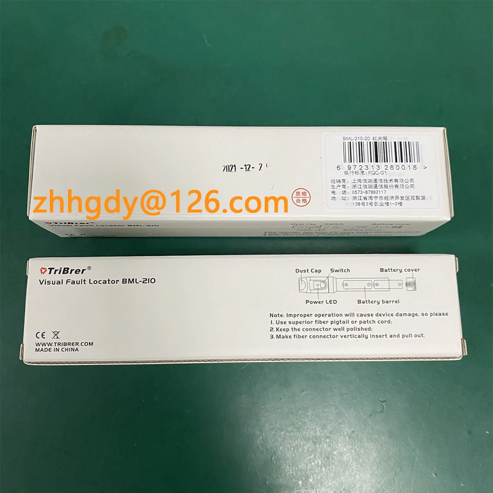 TriBrer BML210  20KM   VFL Fiber Optic Visual Fault Detector Pen  20MW  Visual Fault Locator Original Free Shipping