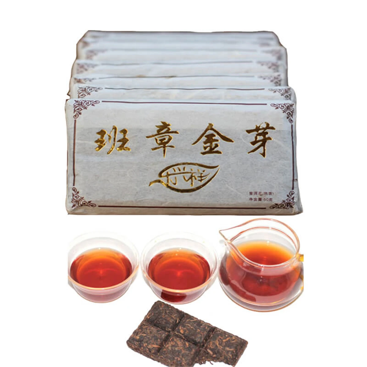 

Китайский чай Pu'er, 50 г, зрелый чай, Banzhang, золотой бутон, старинный, приготовленный ПУ, erh, здравоохранение, красный чай, зеленый, хороший