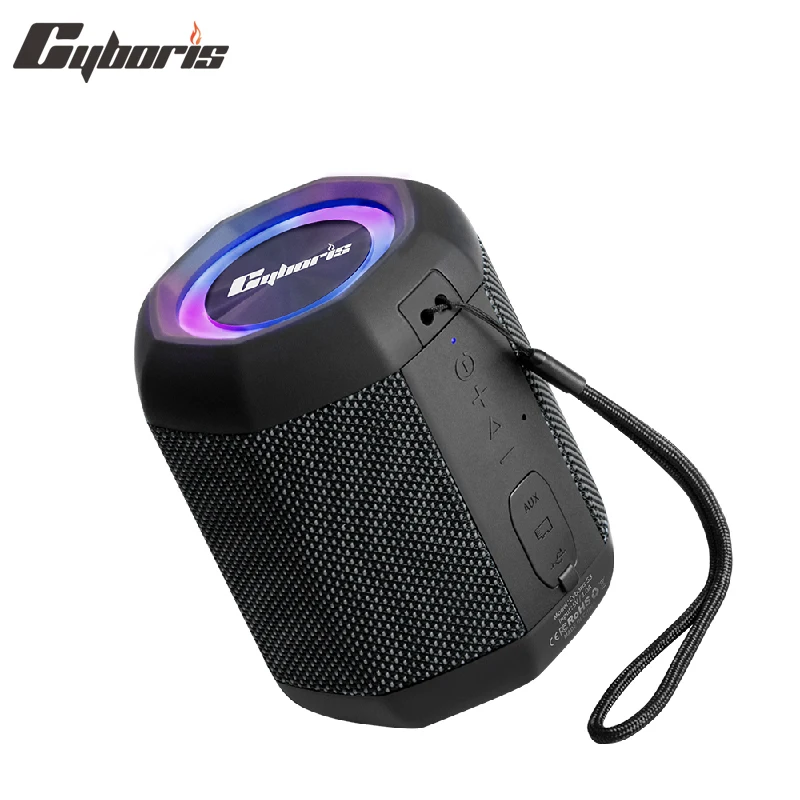 CyborisS3 Портативный громкоговоритель 15 Вт Мини - беспроводной Bluetooth TWS RGB Громкоговоритель Водонепроницаемый IPX7 Type - c Порт 12H Время воспроизведения